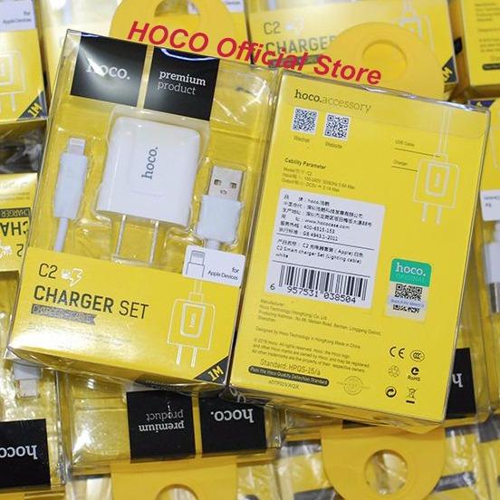 [HCM]Bộ sạc combo HOCO C2 cho iphone/ipad (hàng nhập khẩu) siêu nhanh