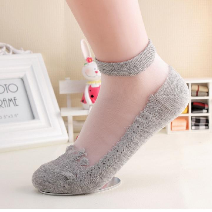 Combo 10 đôi tất ren công chúa cổ ngắn cho nữ