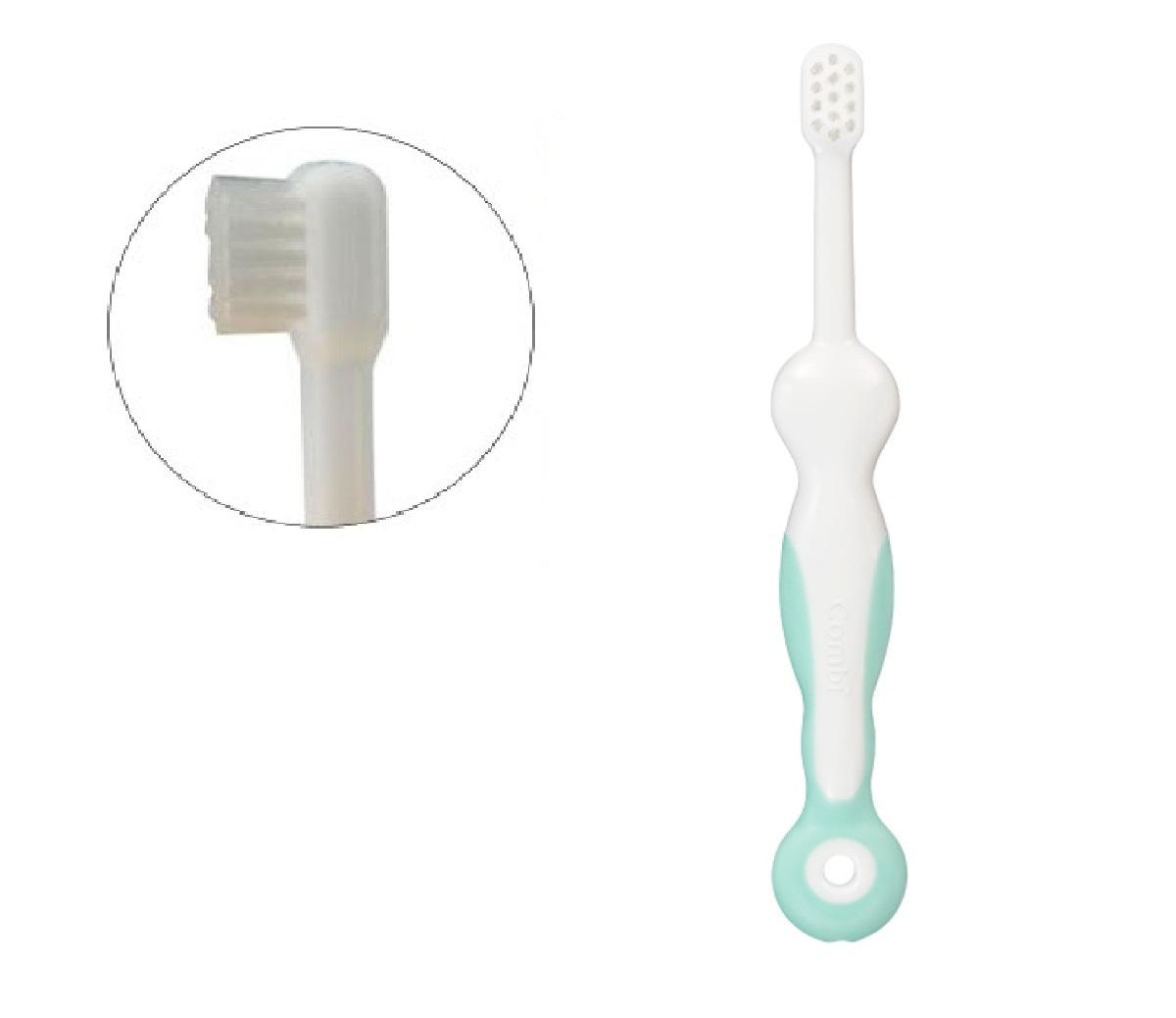Bộ 02 bàn chải đánh răng lông mềm bước 3 Combi (Từ 12 tháng trở lên) - Japan