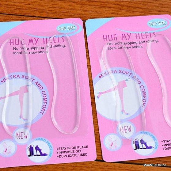 Set 2 miếng lót sau giày silicon cao cấp