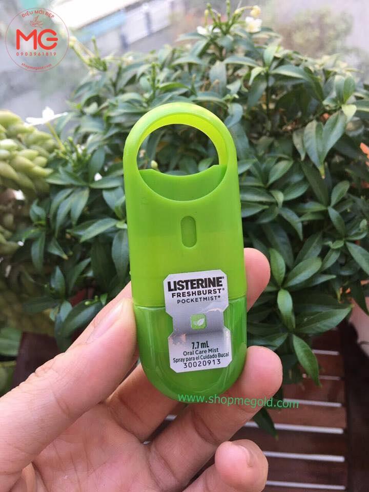 [HCM]Xịt thơm miệng Listerine Freshburst 7.7ml