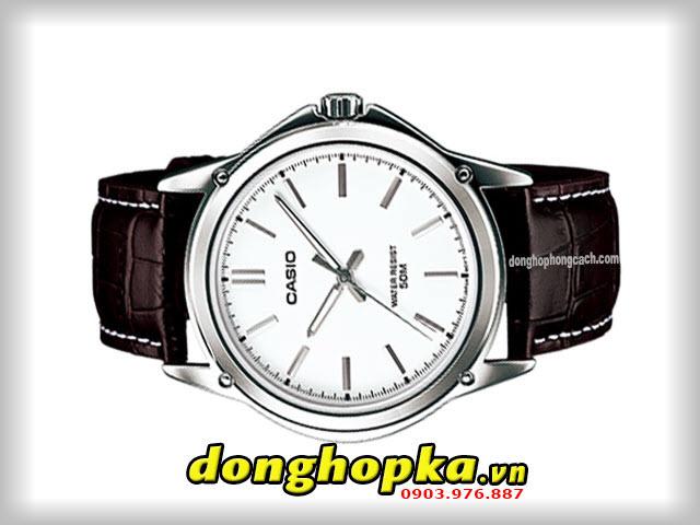 Đồng hồ nam dây da Casio MTP-1379L-7AVDF (Nâu)