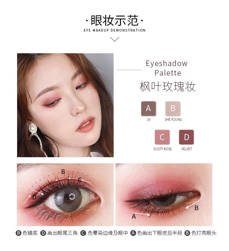 Bảng phấn mắt 12 màu của Maycreate