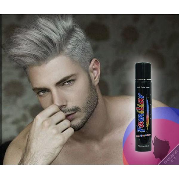Keo xịt tóc màu Familiar 100ml - Màu K2 xám khói