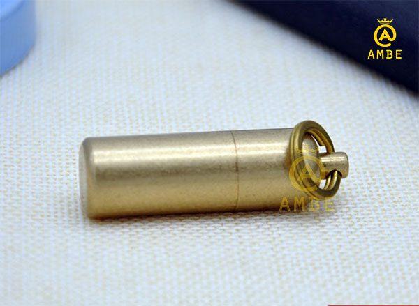 Bật lửa móc khóa xăng đá đồng Kuboy K17