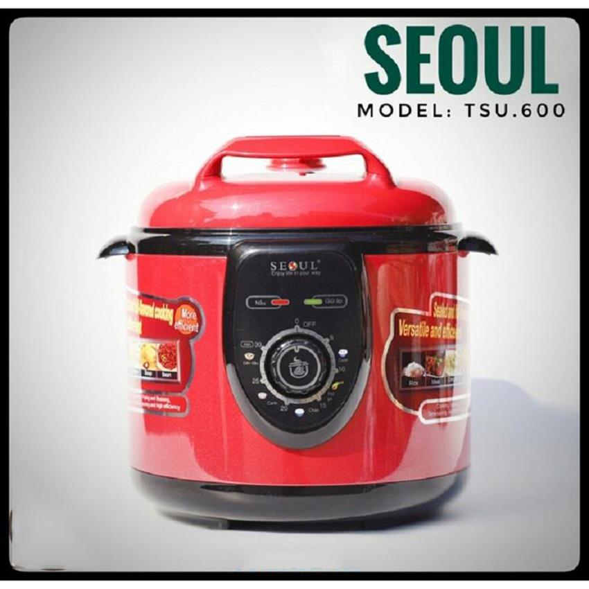 Nồi áp suất điện Seoul TSU-300A 3 L cực tiết kiệm năng lượng, thời gian đun nấu, tích hợp 9 chức năng trong 1-BẢO HÀNH UY TÍN