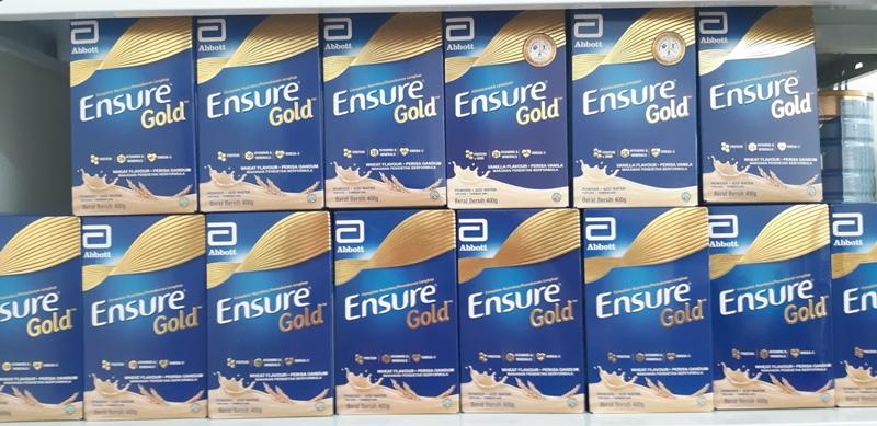 Sữa Ensure Gold 400g (hộp giấy) - Hương Lúa mạch - Hàng Malaysia