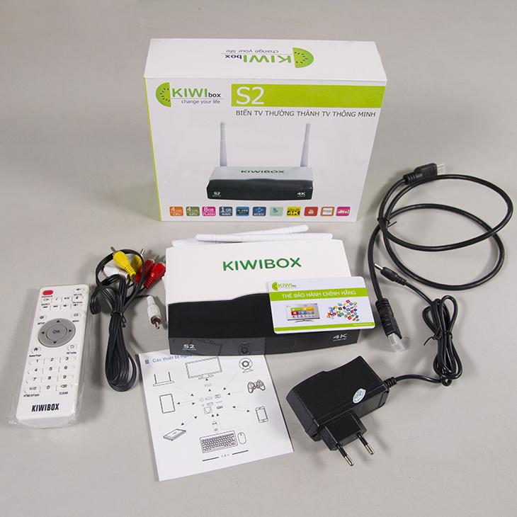 Tivi box Kiwibox S2 (Đen Phối trắng)