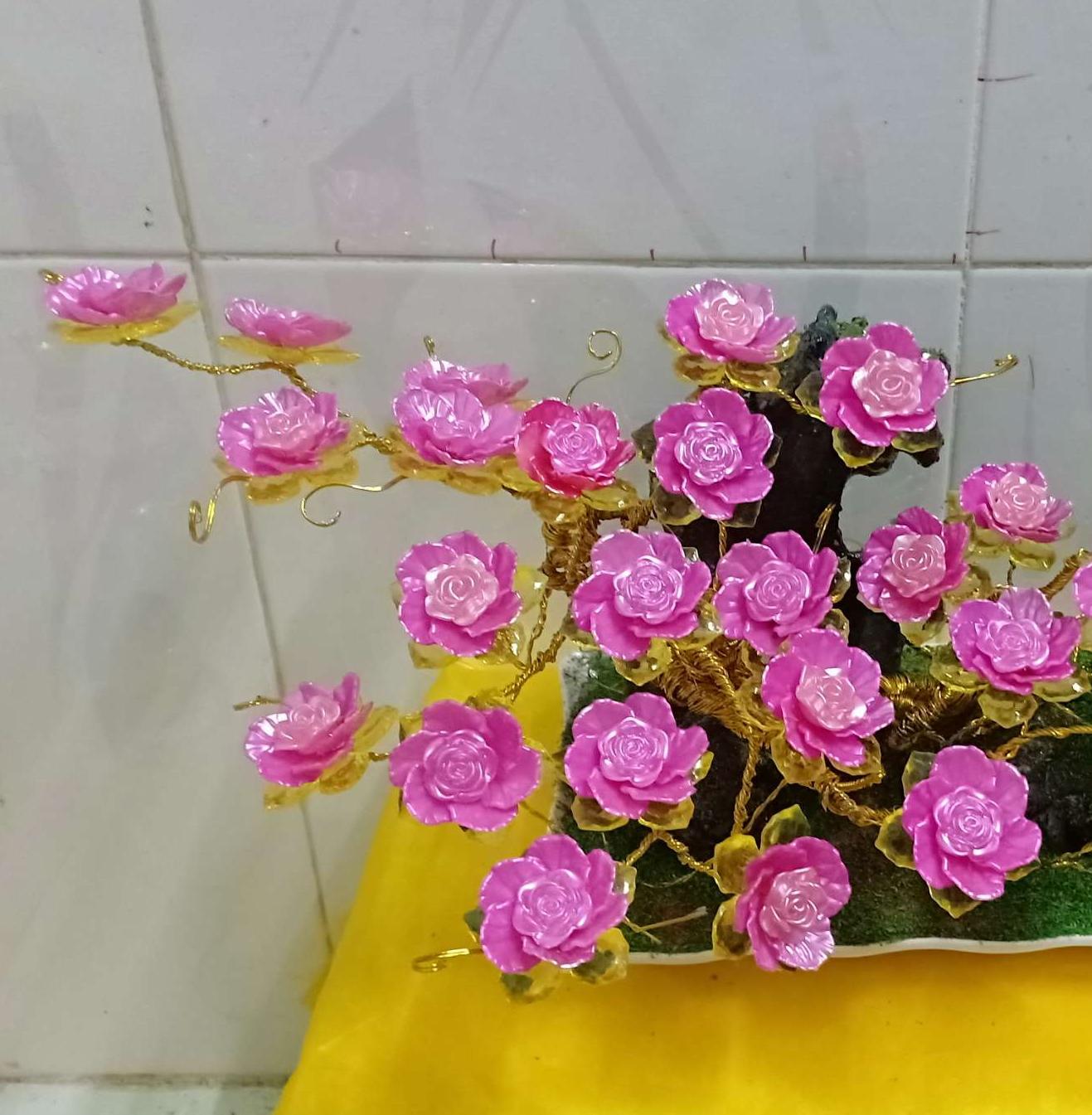 Hoa đá pha lê