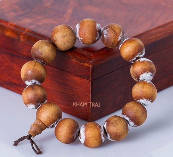 Vòng gỗ phong thuỷ gỗ Hoàng đàn 14mm