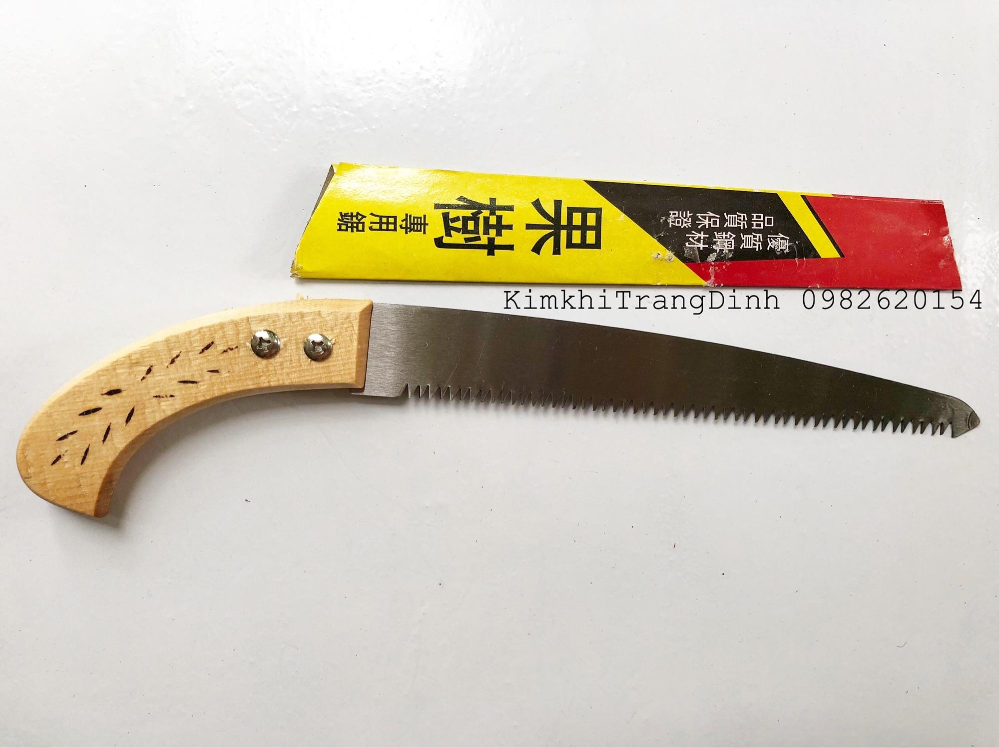 Cưa cành tay cán gỗ 27cm