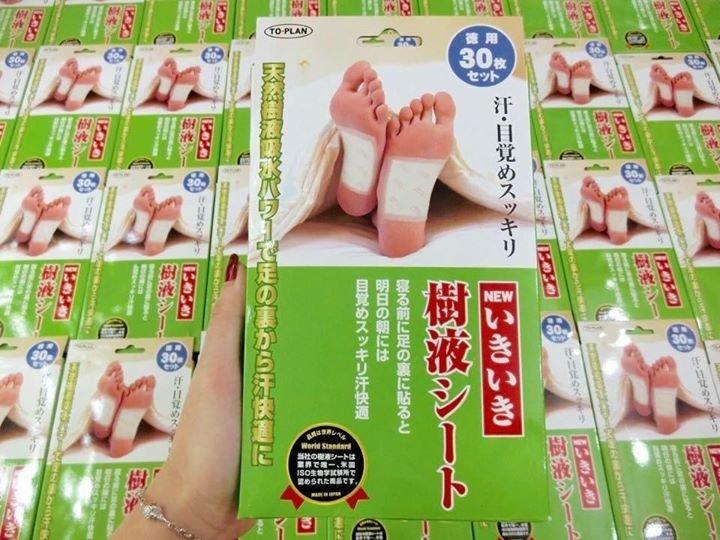 MIẾNG DÁN CHÂN HÚT THẢI ĐỘC TỐ NHẬT