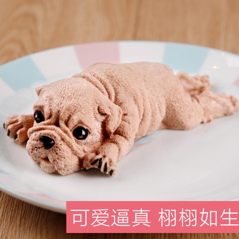 Lắc Đỏ Lập Thể 3D Chó Shar PEI Bánh Mousse Bánh Bộ Tạo Khuôn Hình Nhỏ Bẩn Bẩn Chó Kem Silicone Cake 4-Inch 6 Inch