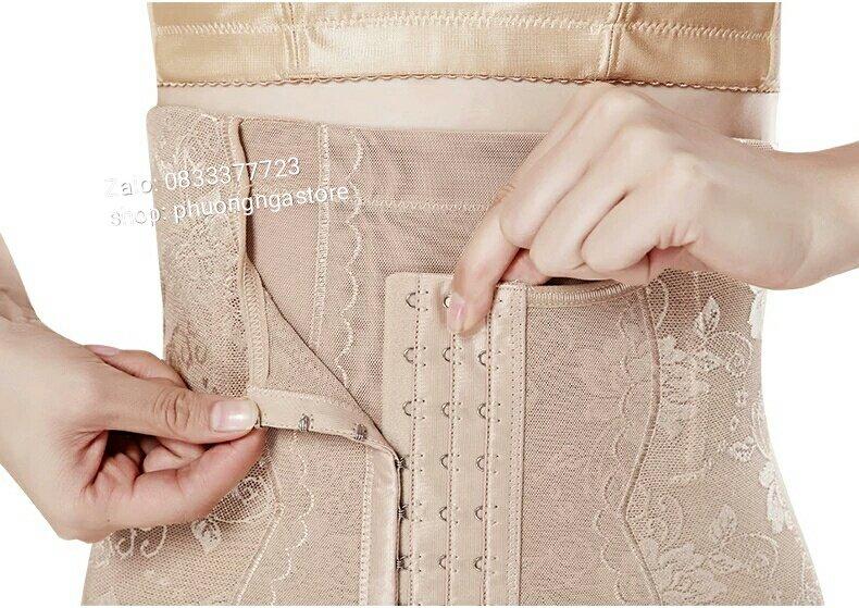 quần gen nịt bụng cạp cao có thanh chống cuộn