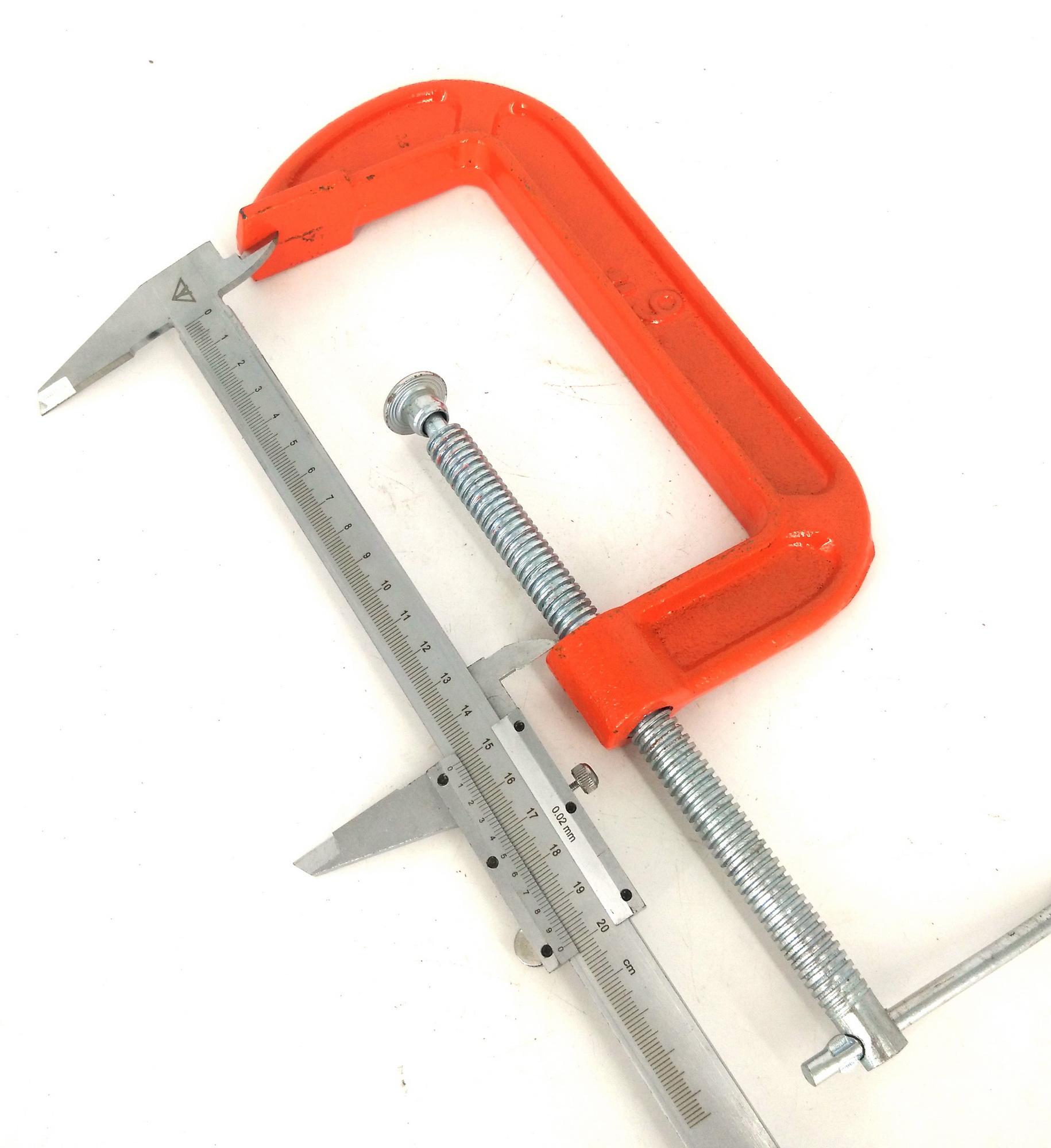 CẢO GANG CHỮ C 6 IN ( cảo gang màu xanh )
