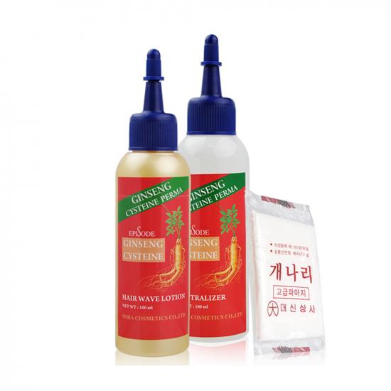 Thuốc uốn tóc sâm đỏ Gingsen cao cấp Hàn Quốc 100mlx2