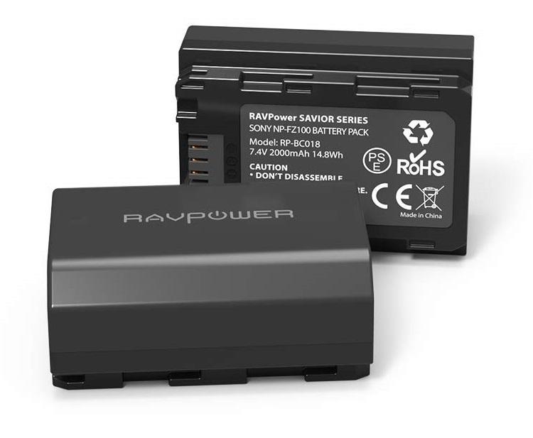 Pin máy ảnh Ravpower FZ-100