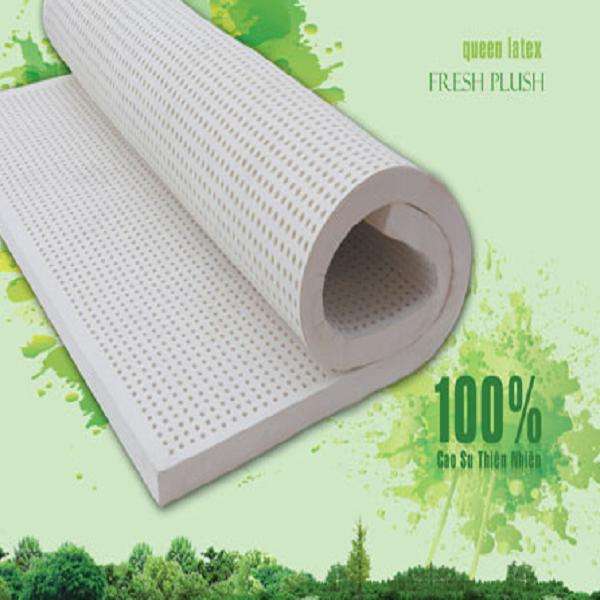 NỆM CAO SU THIÊN NHIÊN 100% HƯƠNG TRÀ XANH 1M8X2M dầy 10CM