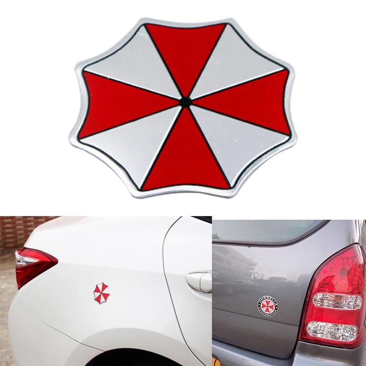 RẺ VÔ ĐỊCH Logo Umbrella dán trang trí xe (UM1)