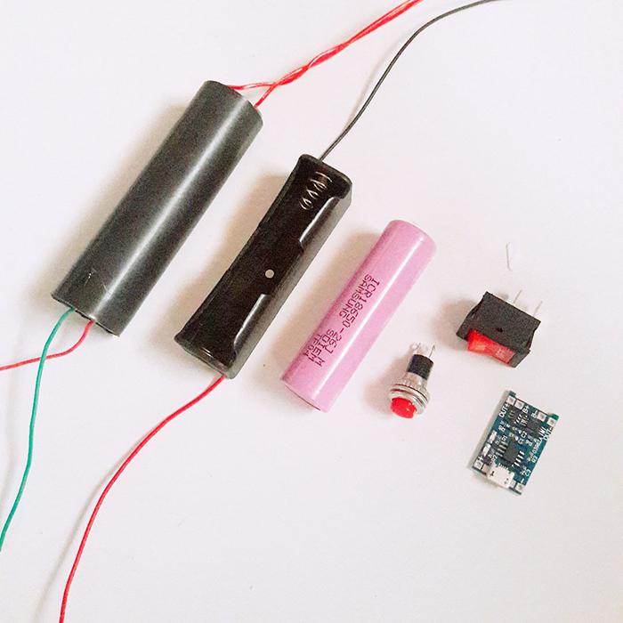 Kích Điện 400KV,Module Tăng Áp - COMBO Pin Tốt 2600mAh
