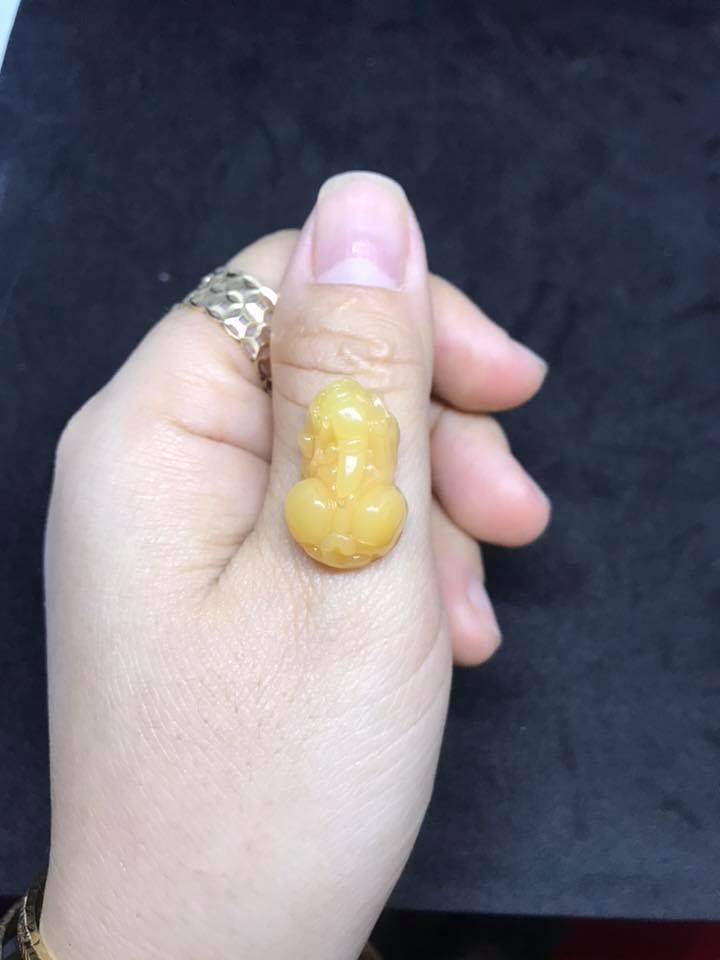 [HCM]MẶT DÂY CHUYỀN - MẶT NHẪN TỲ HƯU CẨM THẠCH VÀNG TẶNG KÈM DÂY ĐEO