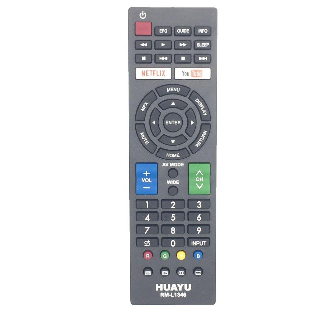 [HCM]REMOTE ĐIỀU KHIỂN TIVI SHARP SMART RM-L1346 XỊN (ĐEN NGẮN)