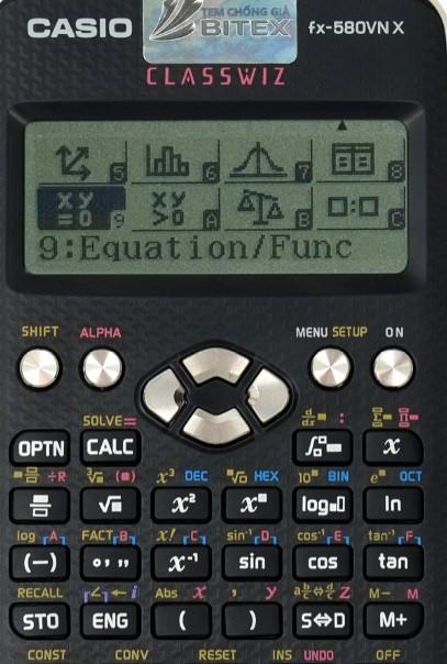 [CHÍNH HÃNG] Máy tính Casio FX-580VN X (Bảo hành 7 năm)