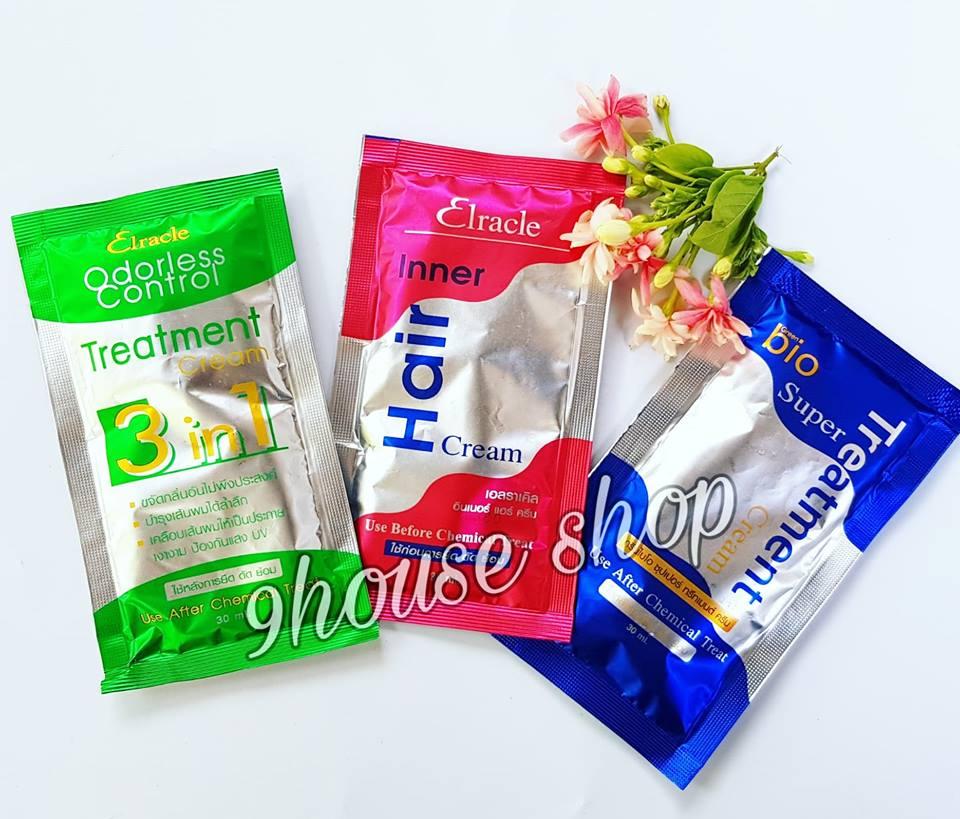 01 Gói Ủ Tóc Bio Treatment Thái Lan (XANH DƯƠNG) Dành Cho Tóc Khô Xơ
