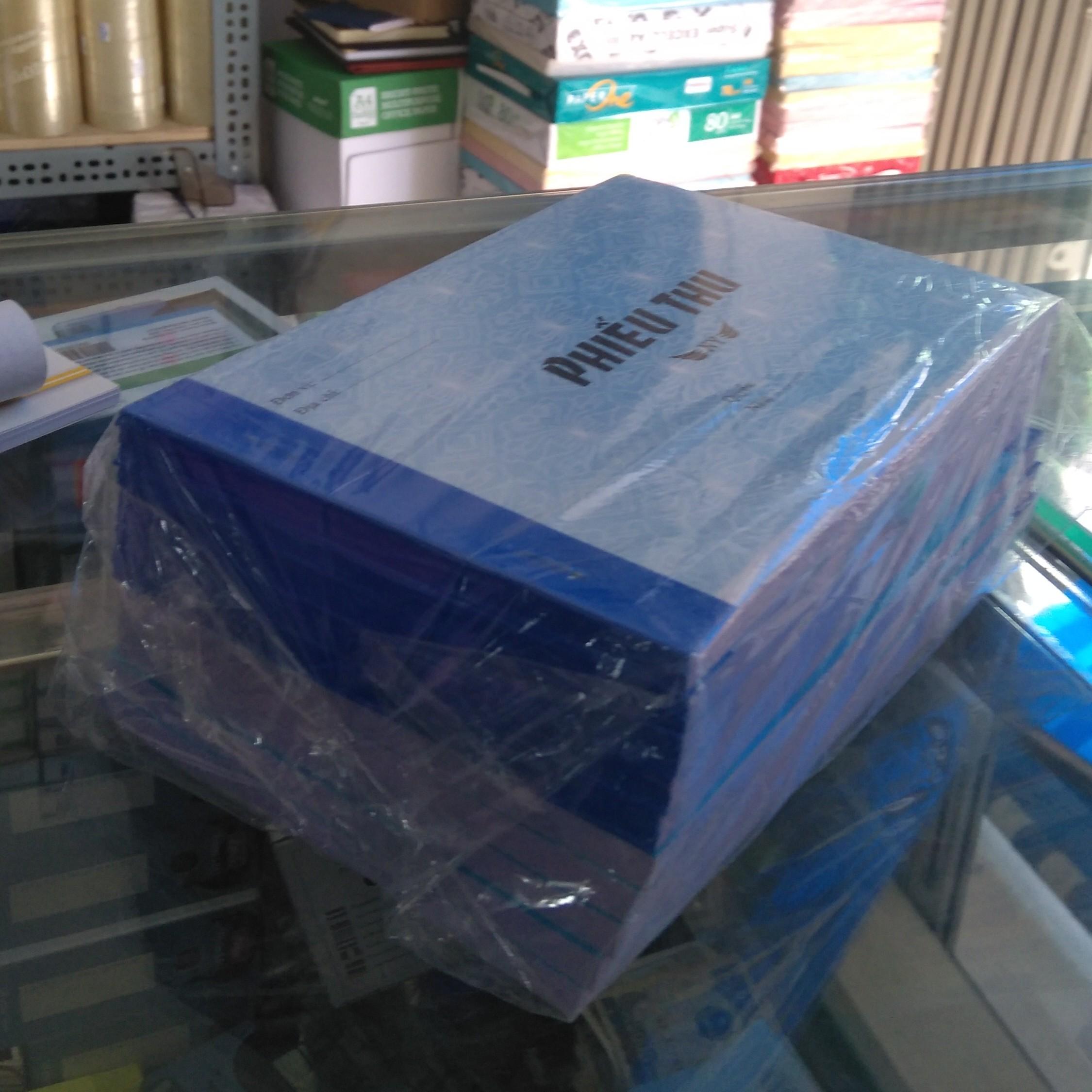 Phiếu Thu 2 Liên 50 Bộ Khổ 13x19cm Lốc 10 Quyển