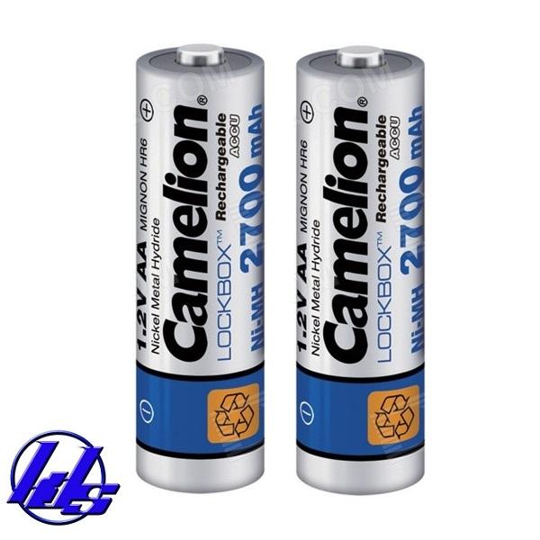 Pin sạc AA Camelion NH-AA2700BP2 Lockbox - Combo 4 viên