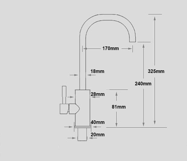 [HCM]Vòi rửa chén lạnh inox 304