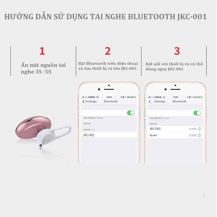 Tai nghe blutooth JKC01-Tai nghe bluetooth JKC01 cao cấp