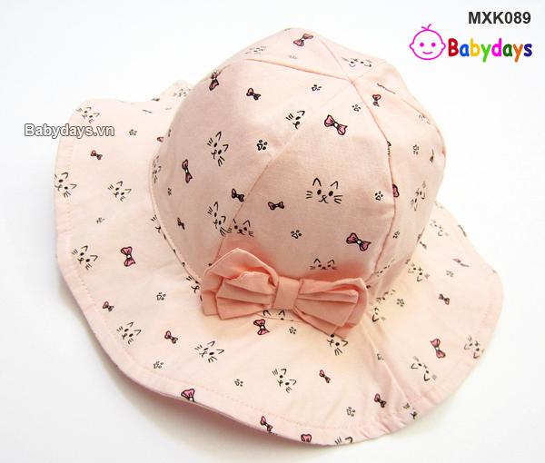 Mũ nón rộng vành cho bé MXK089