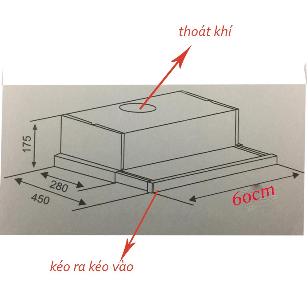 Máy hút mùi canzy 6002 SYP