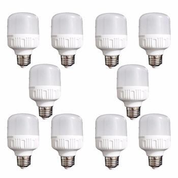 Bộ 10 bóng đèn LED BULB TRỤ công suất 30W (Trắng)