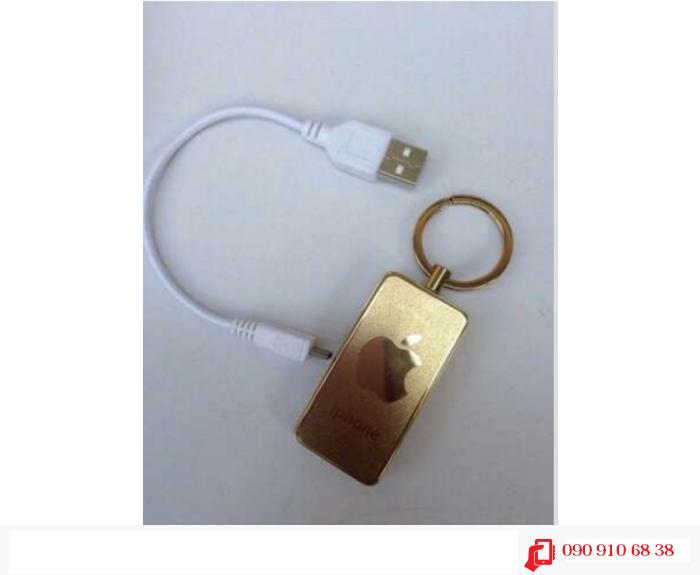 [HCM]Bật lửa Dinuo Sạc USB hình táo