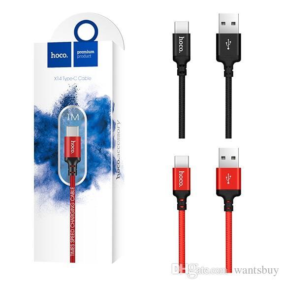 Cáp Sạc Nhanh Android Hoco x14 TypeC 1m/2m - Cáp Sạc Dây Dù - BH 12 Tháng
