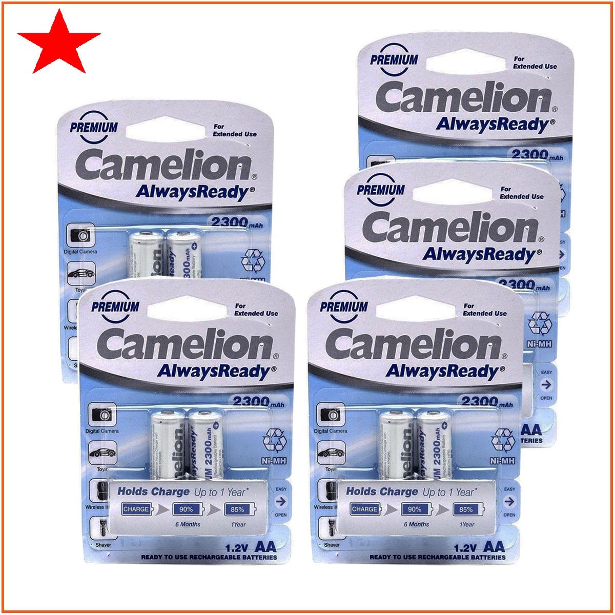 Combo 2 vỉ pin sạc AA Camelion 2300mAh (1 vỉ 2 viên)
