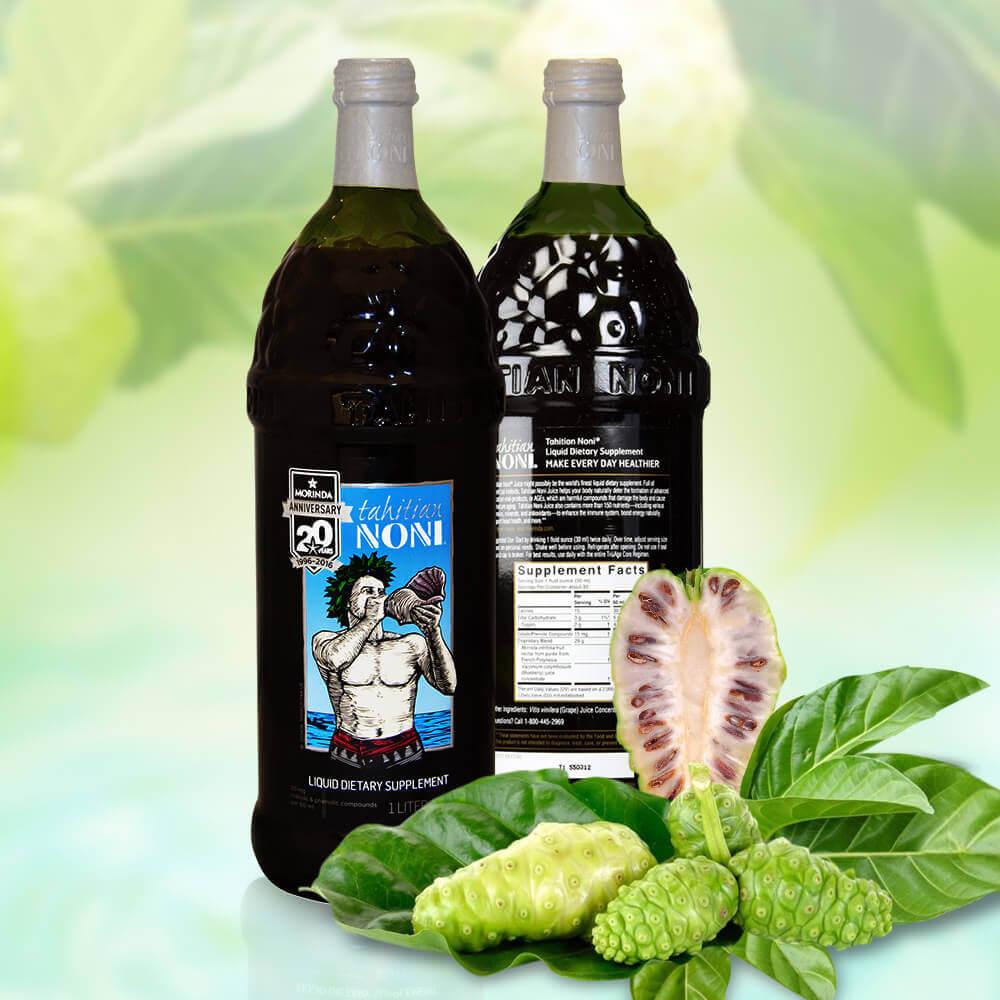 [HCM]Combo 4 chai - Nước ép trái nhàu Noni Juice (1 thùng 4 chai 1l/chai)