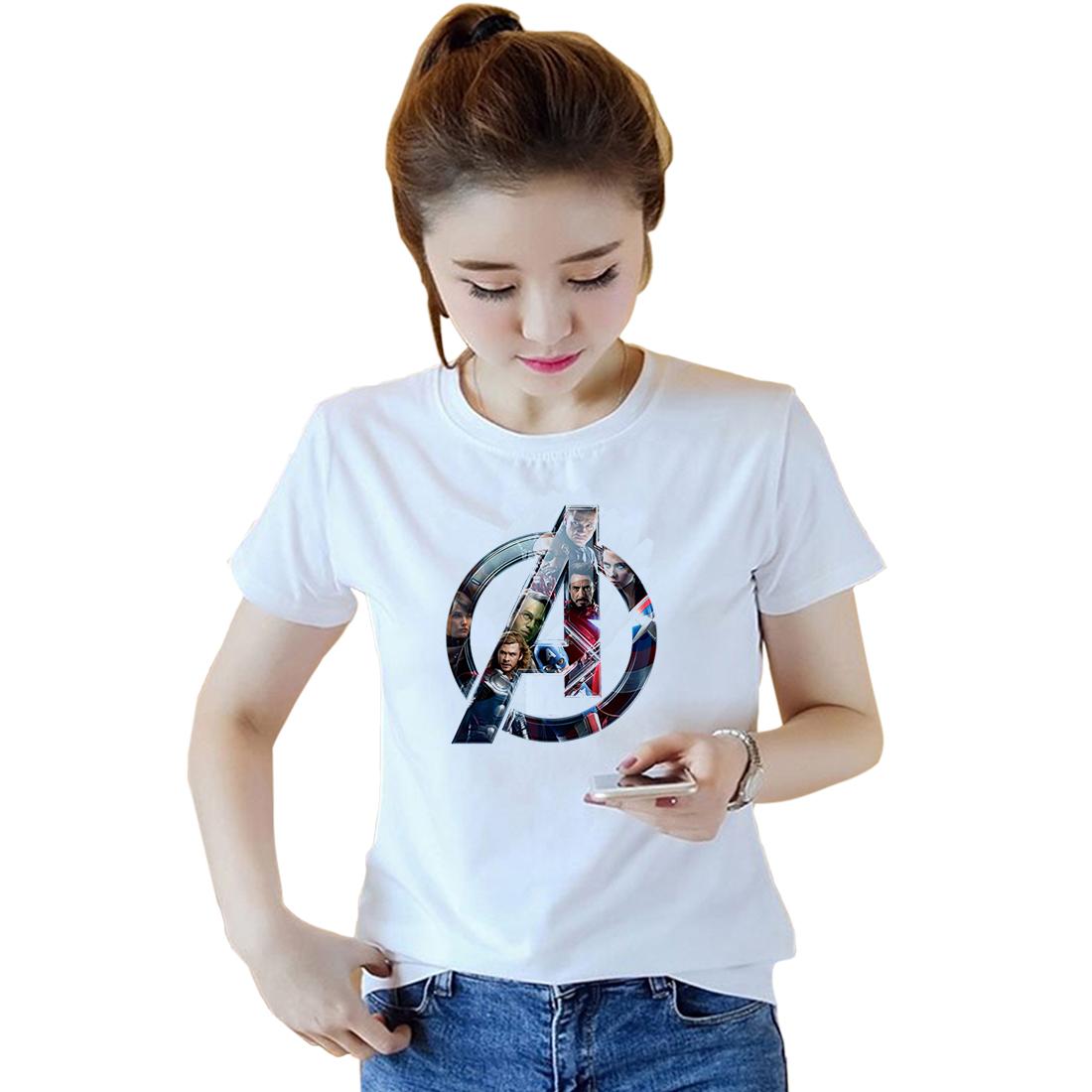 Áo thun nữ đẹp form rộng Hàn Quốc biệt đội siêu anh hùng