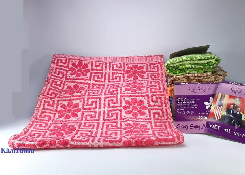 Khăn mặt sợi tre cao cấp Việt - Mỹ (bộ 3 khăn)