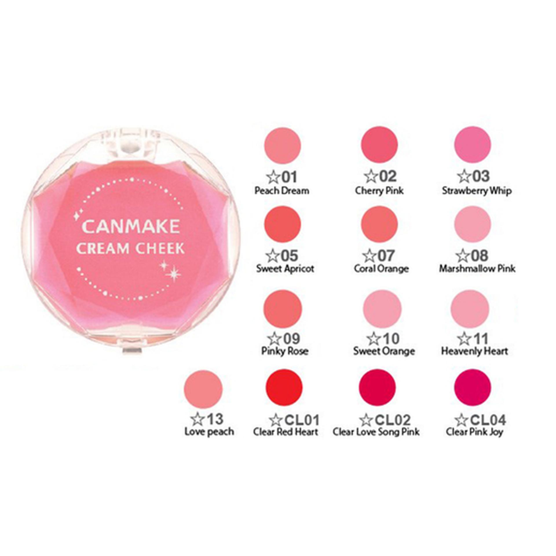 Phấn má hồng dạng kem Canmake Pinky Rose 4g