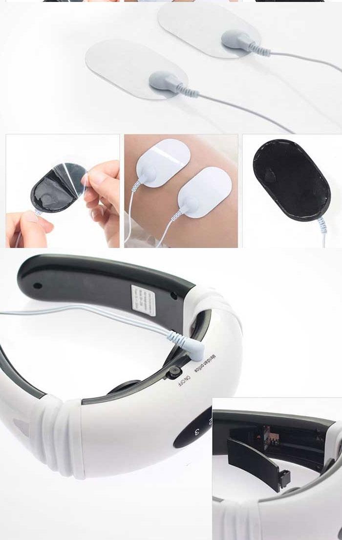 [HCM]Máy massage cổ xung điện từ KL-5830 (có pin và 2 miếng dán)