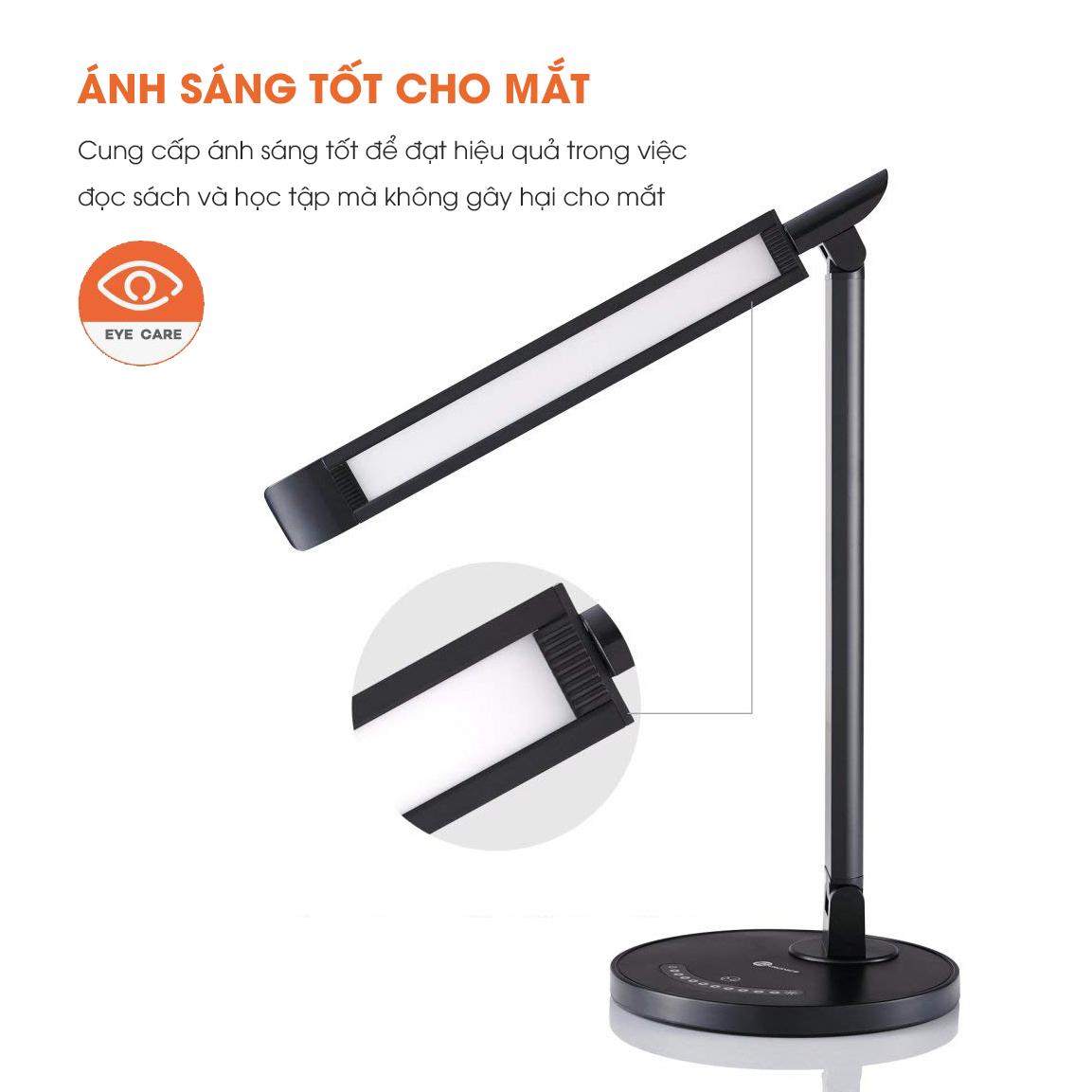 Đèn học chống cận TaoTronics TT-DL13, 12W, 5 chế độ sáng (HÀNG CHÍNH HÃNG - BH 12 THÁNG)