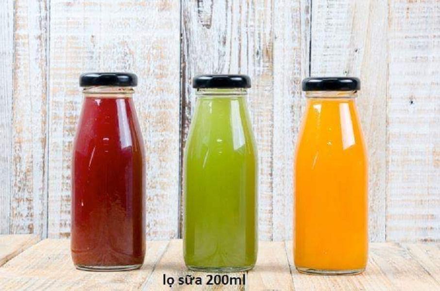 Combo 15 lọ thủy tinh đựng sữa 200ml