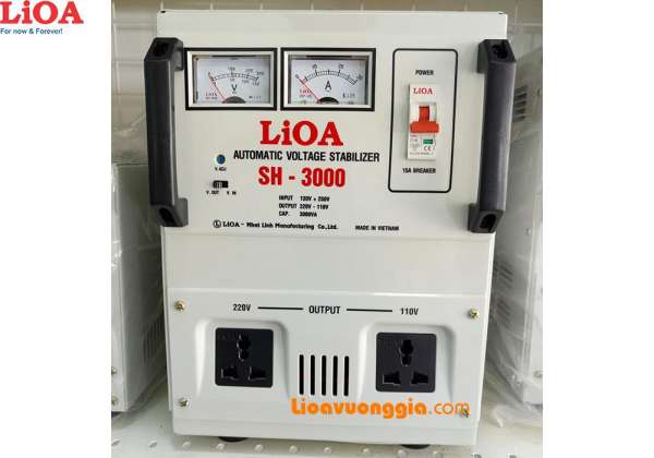 Ổn áp 1 pha LiOA 3000VA thế hệ mới SH-3000II