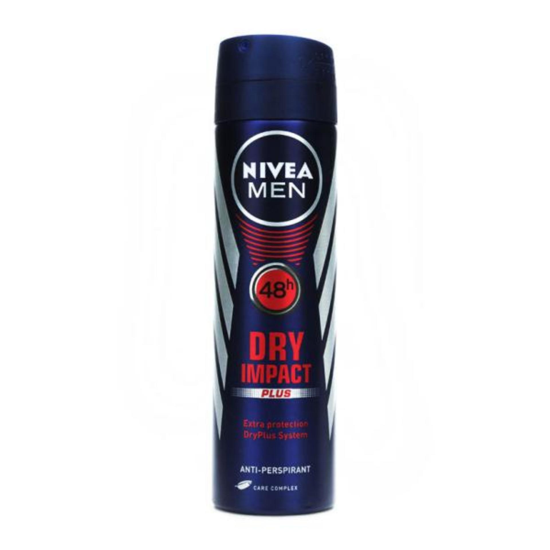 Xịt Khử Mùi 48h Nivea Men Dry Impact 150ml