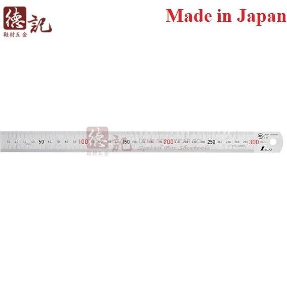 Thước thép thẳng 30cm SHINWA