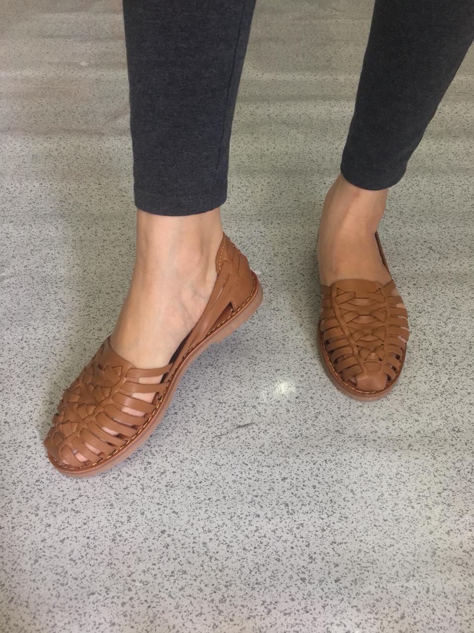 Sandal rọ da GiBi (Bò đậm)