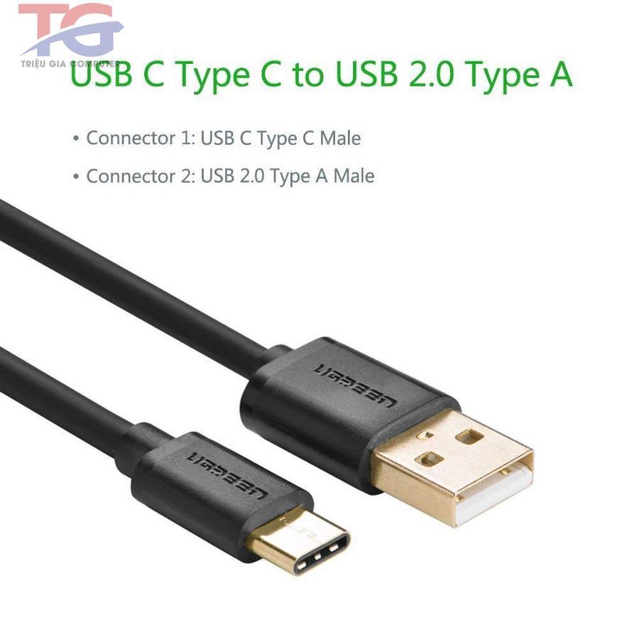 Dây cáp sạc USB Type C UGREEN (USB to Type C Cable - 30159)
